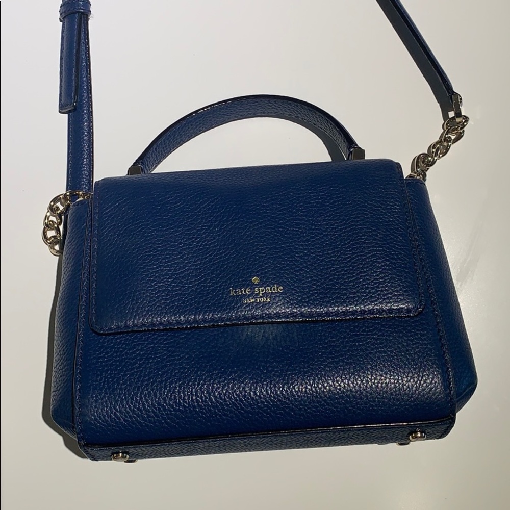 Kate Spade blue crossbody handbag